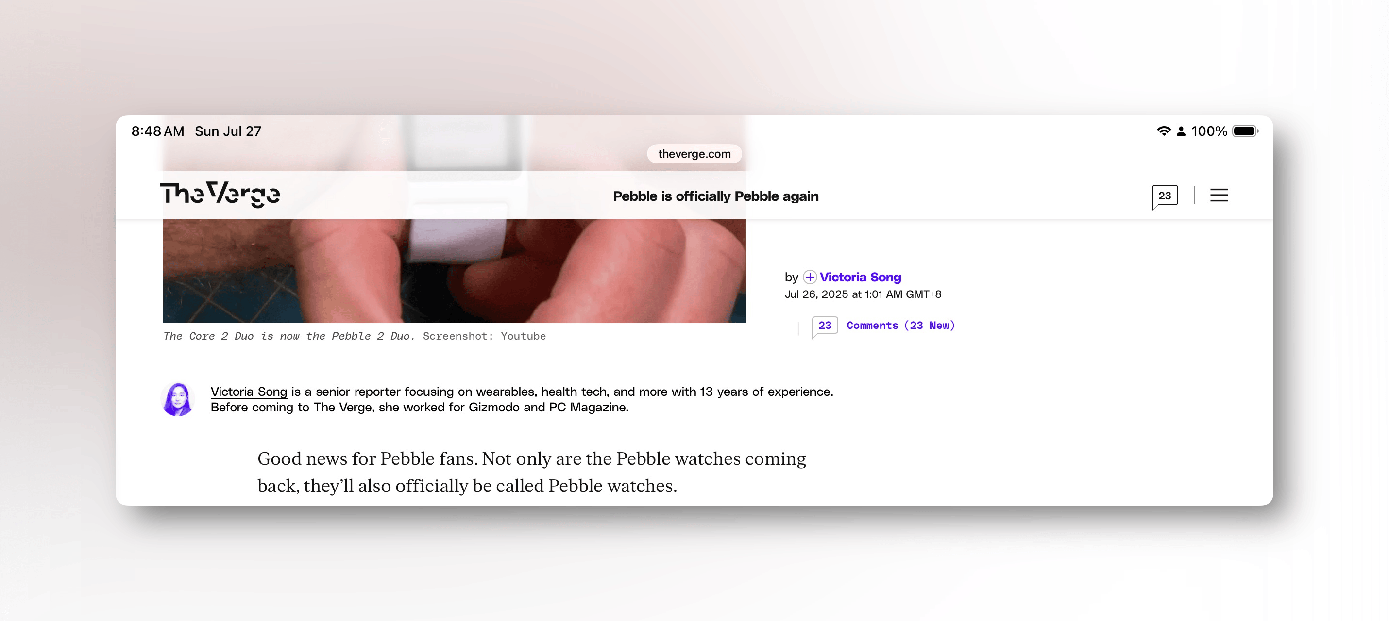 Safari looks bad