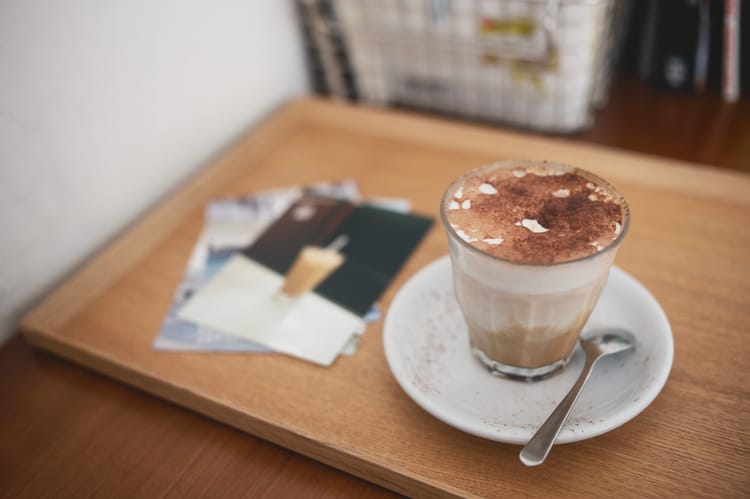 Coffee + postcards/prints from the @casual.grains photo exhibition